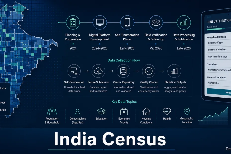 India census data analyzed through detailed graphs and charts for comprehensive population insights.